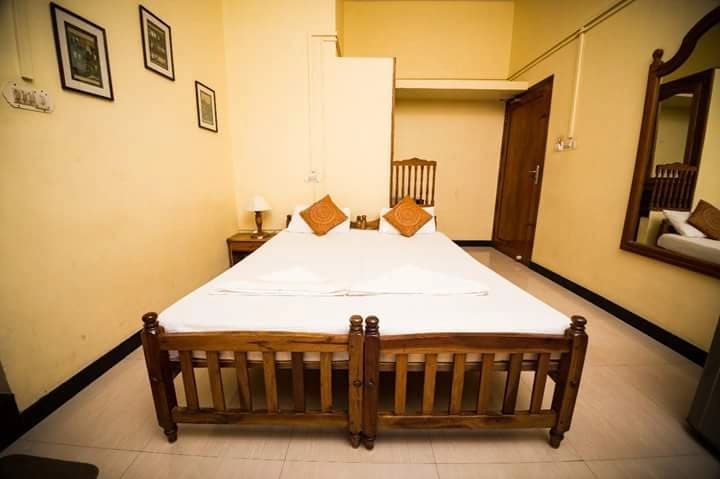 Comfortable yoga accommodation room at Pure Soul Yoga School