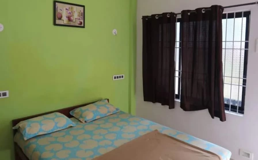 Shared accommodation room for yoga retreat guests in Goa