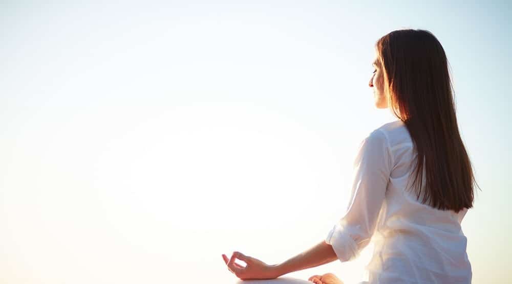 Student Is Doing Meditation At Pure Soul Yoga School